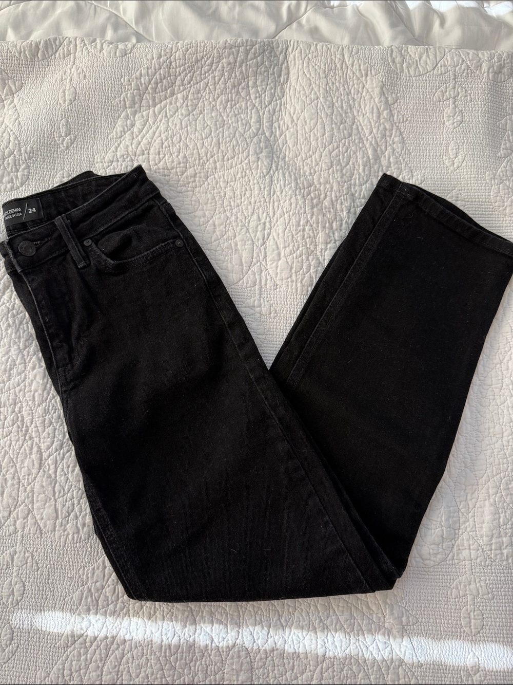 Just Black Denim Women’s Black Straight Leg Jeans